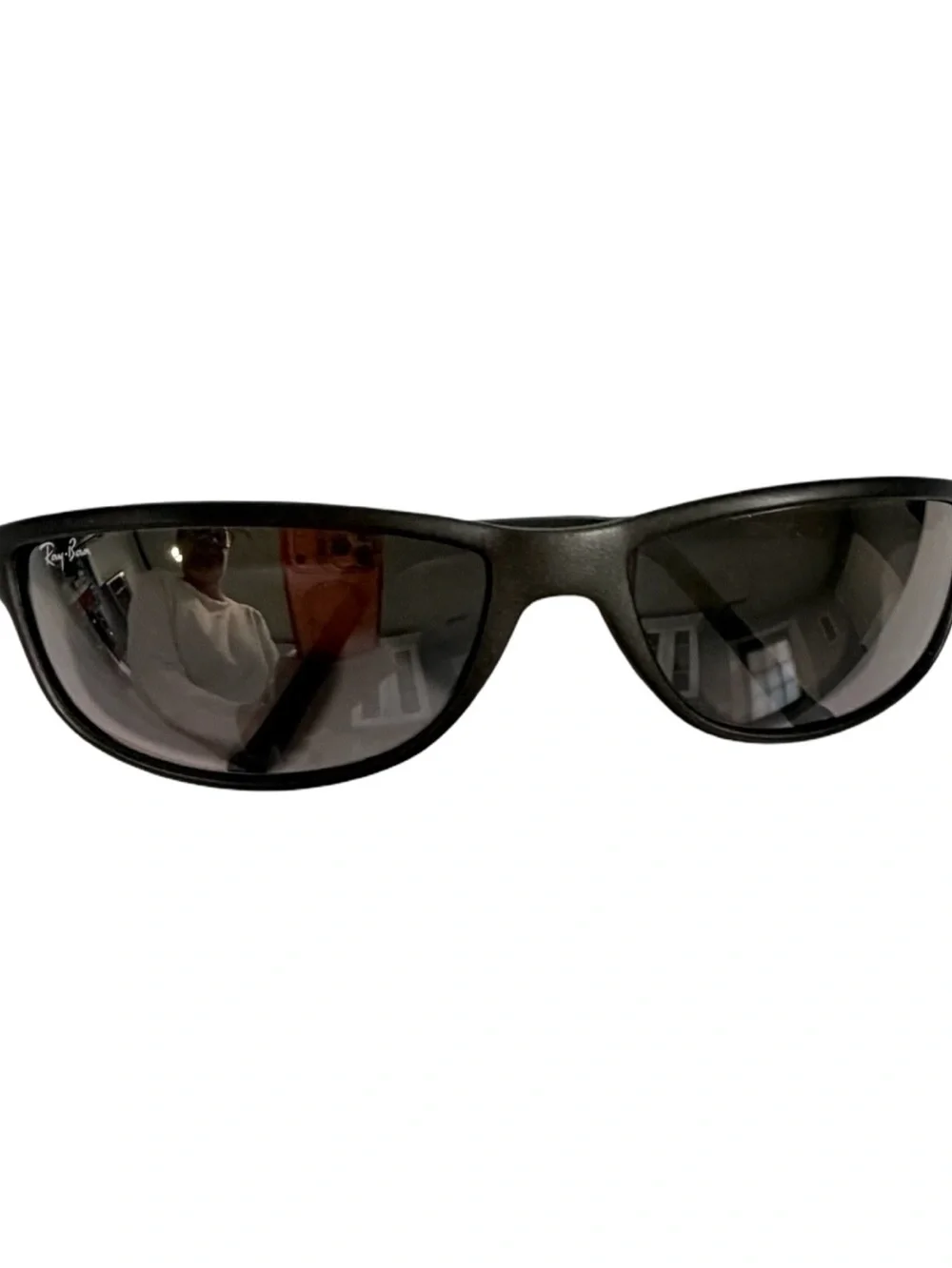 Ray-Ban Brown and Black Rectangular Sunglasses